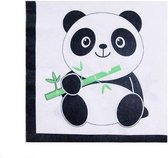 20 stuks servetten panda