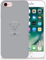 TPU Hoesje Geschikt voor iPhone SE (2020/2022) en Geschikt voor iPhone 8 | 7 Baby Olifant