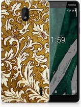 Nokia 1 Plus TPU Hoesje Design Barok Goud