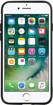 iPhone 7 / 8 Hexagon Hard Case Rood + Screenprotector