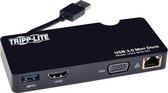 Tripp Lite U342-SHG-001 notebook dock & poortreplicator Bedraad USB 3.2 Gen 1 (3.1 Gen 1) Type-A Zwart
