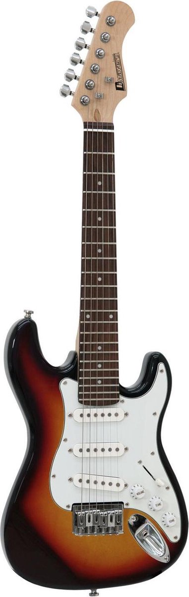 DIMAVERY J-350 elektrische gitaar voor kinderen - ST - Sunburst