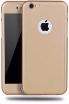 360 graden Full Body Cover Case Goud Hoesje voor iPhone 6/6S