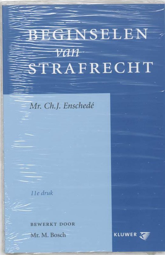 Beginselen van strafrecht - cover