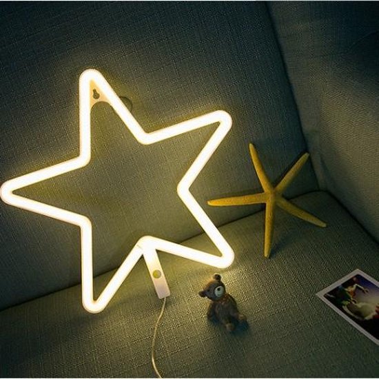 Bekritiseren Kietelen uitlokken Ster lamp led verlichting neon look | bol.com