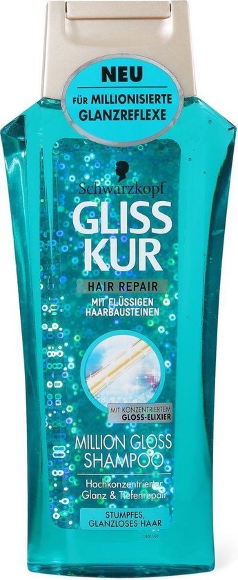 Schwarzkopf Gliss Kur Shampoo - Million Gloss 250 ml | bol.com