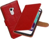 BestCases.nl HTC One X10 Pull-Up booktype hoesje Rood