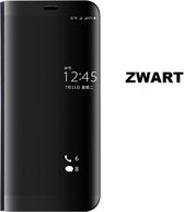 Clear View Stand Cover voor de Huawei P Smart _ Zwart