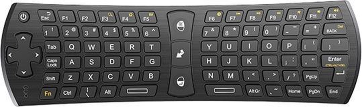 Rii Mini Wireless Keyboard i24 RF Draadloos Zwart toetsenbord