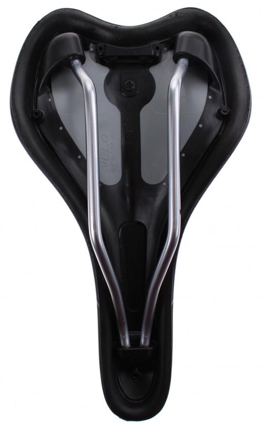 Velo zadel Plush Sport VL-3011 zwart/grijs - Cheap Bike Shop