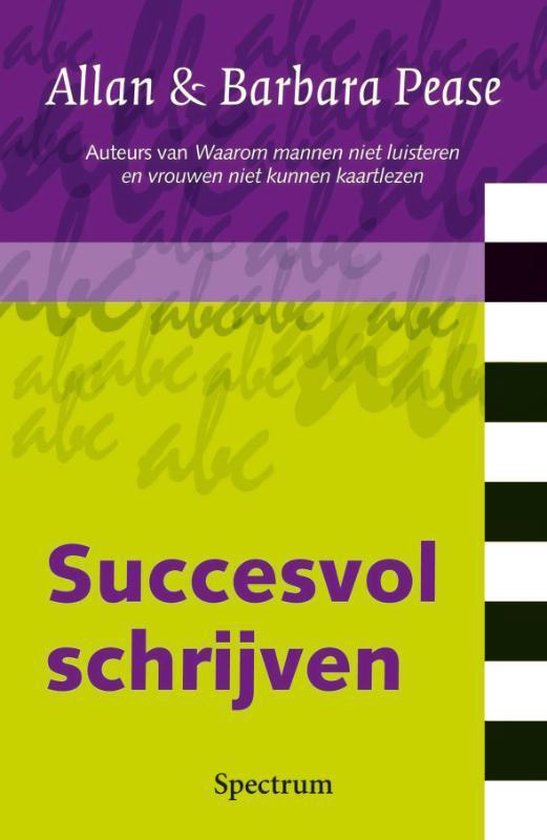 Cover van het boek 'Succesvol schrijven' van B. Pease en Allan Pease