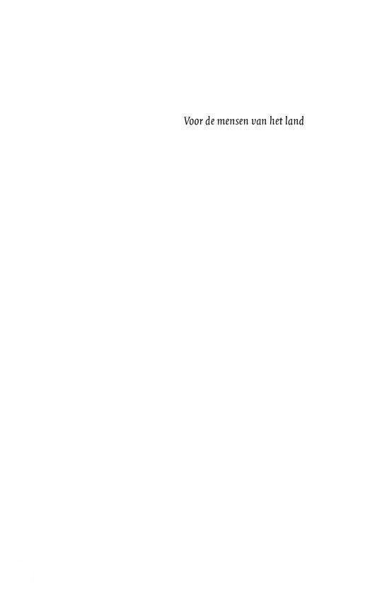 Tekstpagina met de titel 'Voor de mensen van het land'.