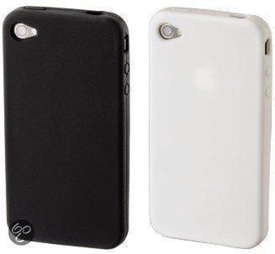 Ongeëvenaard Stijgen Het Hama GSM Skin Hoesjes voor de iPhone 4 - 2 stuks/ Zwart en Wit | bol.com