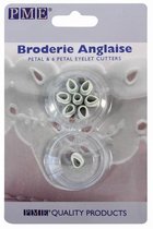 PME Broderie Anglaise Single & 6 Petal Eyelet Cutters