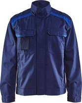 Blåkläder 4054-1210 Industriejack Ongevoerd Marineblauw/Korenblauw maat XL