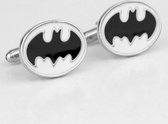 Manchetknopen Batman Zilverkleurig Wit