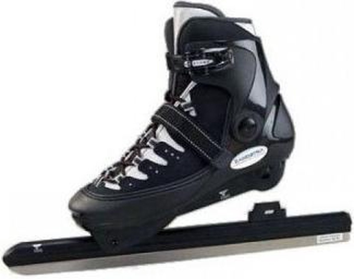 Schaatsen Zandstra - Klapschaats - Noren - Unisex - Zwart/Grijs - Maat 38