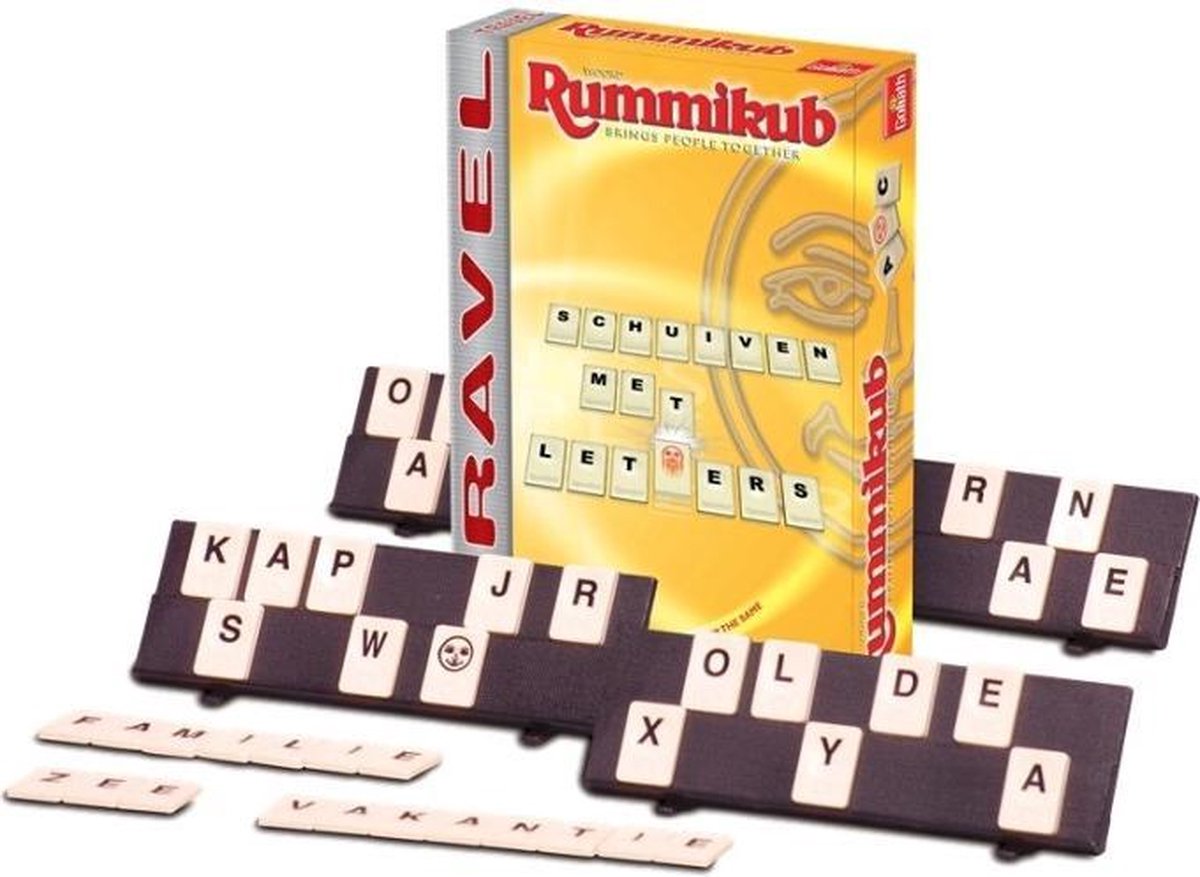 aan de andere kant, kussen Sturen Rummikub The Original Woord Travel | Games | bol.com
