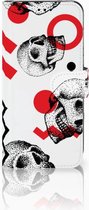 Huawei P20 Lite Telefoonhoesje Skull Red