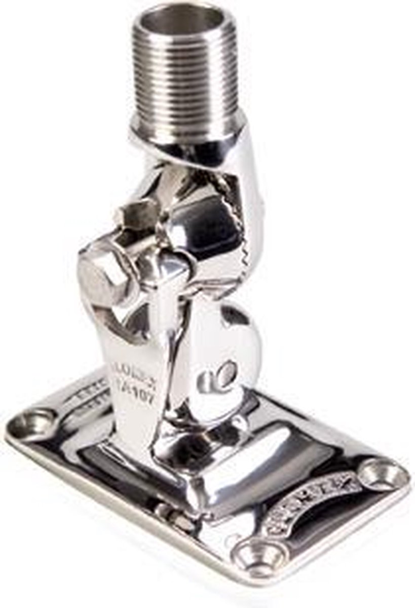 Glomex Nylon 4-weg Ratchet Mount Knop Vergrendeling Wit