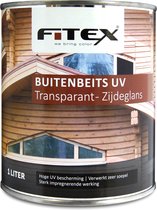 Fitex Buitenbeits UV Transparant Zijdeglans - Beits - Transparant - Buiten - Terpentine basis