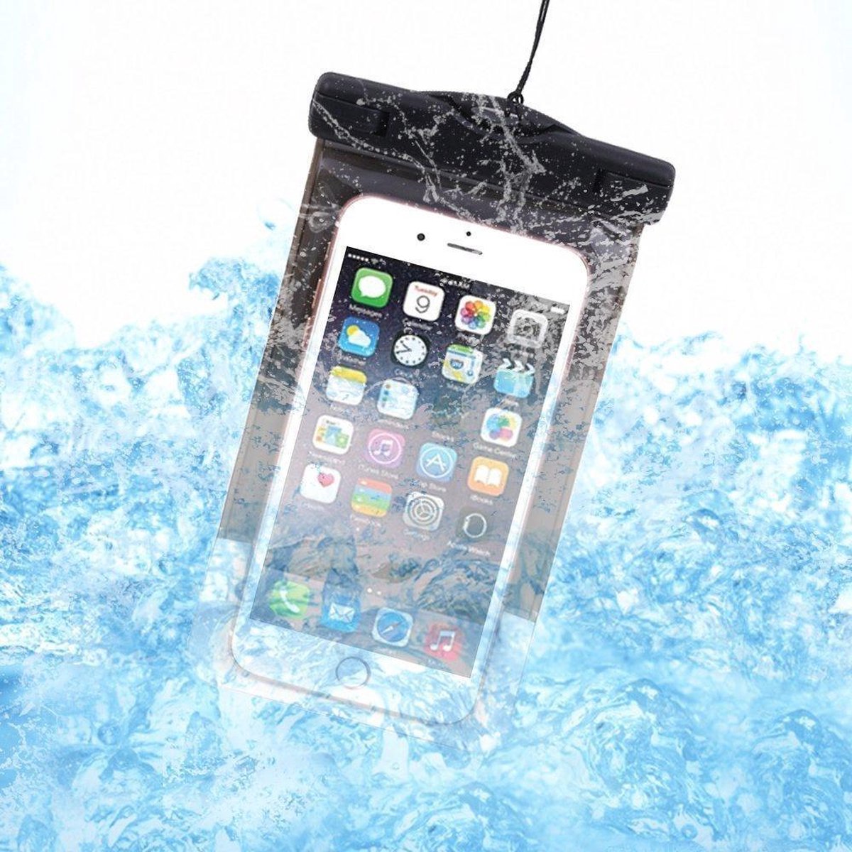 Waterdicht Telefoonhoesje - Waterproof Case tot 10 meter - Universeel voor alle Telefoons tot 6 inch