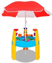 Aire de jeux de Sable et d'eau avec parasol
