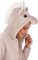 Onesie, Jumpsuit Unicorn "Silver Sprankling" hooded