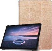 Tri-Fold Book Case - Samsung Galaxy Tab S4 10.5 Hoesje - Rose Gold