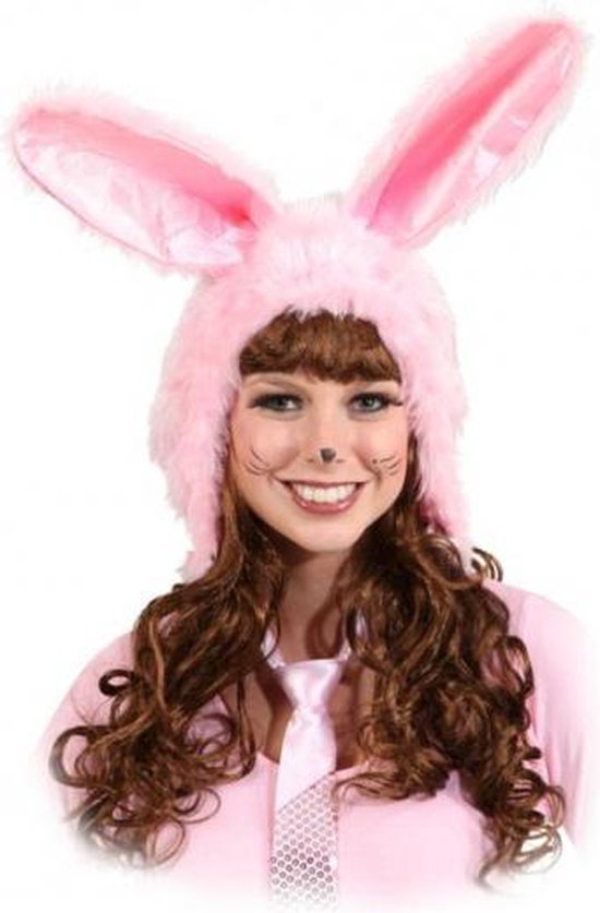 Citroen Niet verwacht Gedrag Roze konijnen muts voor dames | bol.com