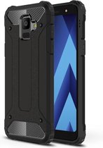Armor Hybrid Hoesje Samsung Galaxy A6 (2018) - Zwart