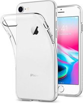 Transparant Pvc Siliconen case iPhone 8 Backcover Hoesje