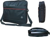 Asus Chromebook C300 laptoptas / messenger bag / schoudertas / tas, 17.3 inch formaat (Buitenafmeting laptoptas: ca. 44 x 35 x 7 cm), zwart , merk i12Cover