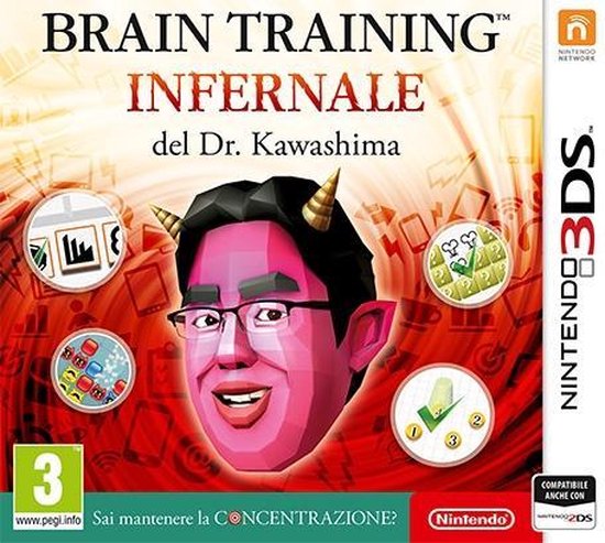 Nintendo Brain Training infernale del Dr. Kawashima, 3DS, Nintendo 3DS