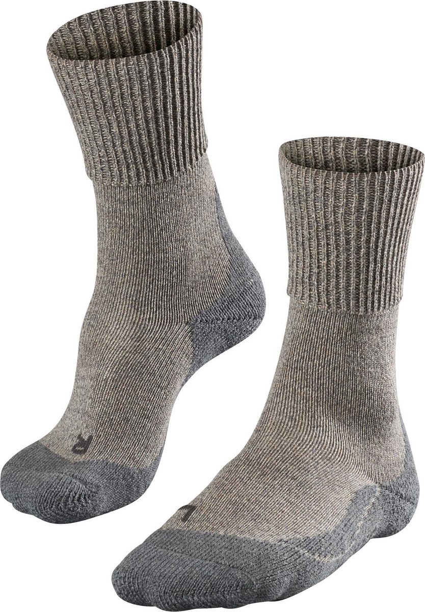 FALKE TK1 Wool anti-blaar dik wol functioneel materiaal wandelsokken dames Beige