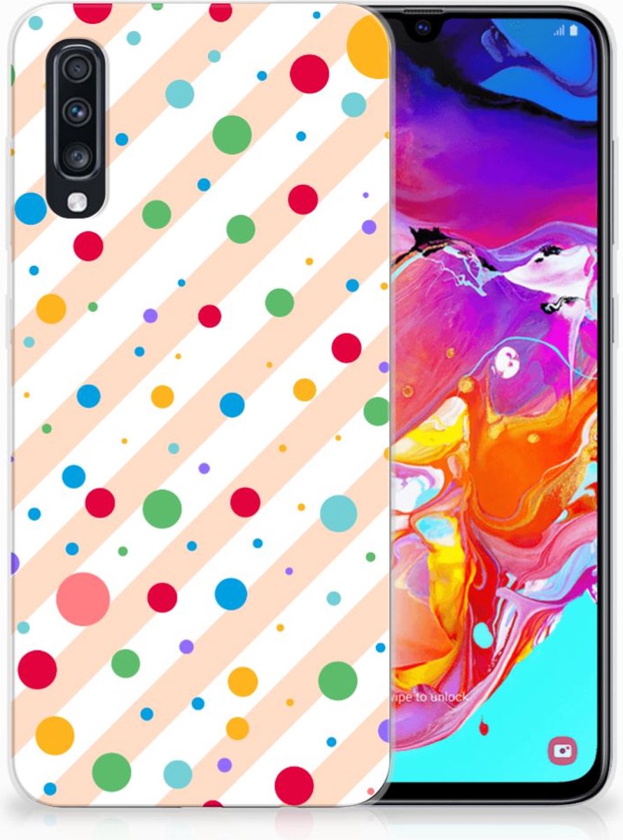 Samsung Galaxy A70 TPU bumper Dots