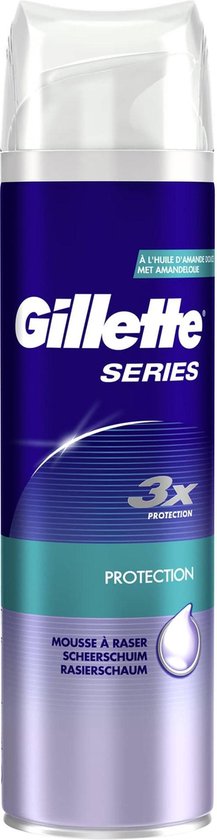 Gillette Series Protection Scheerschuim Mannen - 6x250ml Voordeelverpakking
