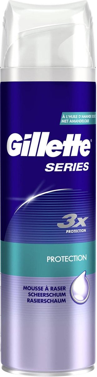 Gillette Series Protection Scheerschuim Mannen - 6x250ml Voordeelverpakking  | bol