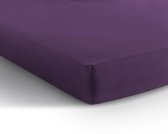 Hoeslaken Home Care - Lits jumeaux - 190/200 x 200/220 cm - Violet