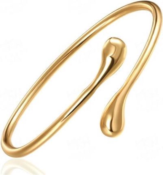 Gold Snake Armband | Bangle Goudkleurig | Fashion Favorite