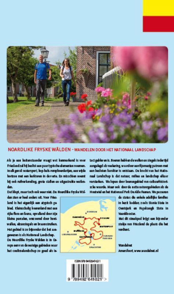 Streekpad 20 - Noardlike Fryske Walden - back cover