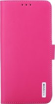 Premium Leer Leren Lederen Hoesje Book - Wallet Case Boek Hoesje voor Apple iPhone 6 Plus of Apple iPhone 6s Plus Pink