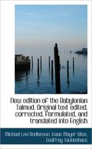 New Edition of the Babylonian Talmud. Original Text Edited, Corrected, Formulated, and Translated in