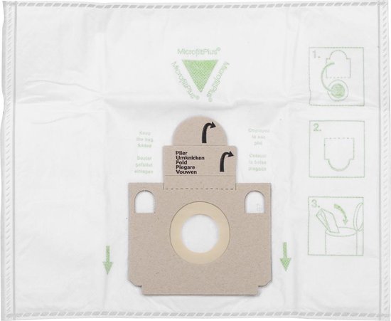 Hooster - 10 Bolsas Para Aspiradora AEG Ae 4598, AE4598, Ae 4598 Ergo Essence Con Filtro De Polvo Fino