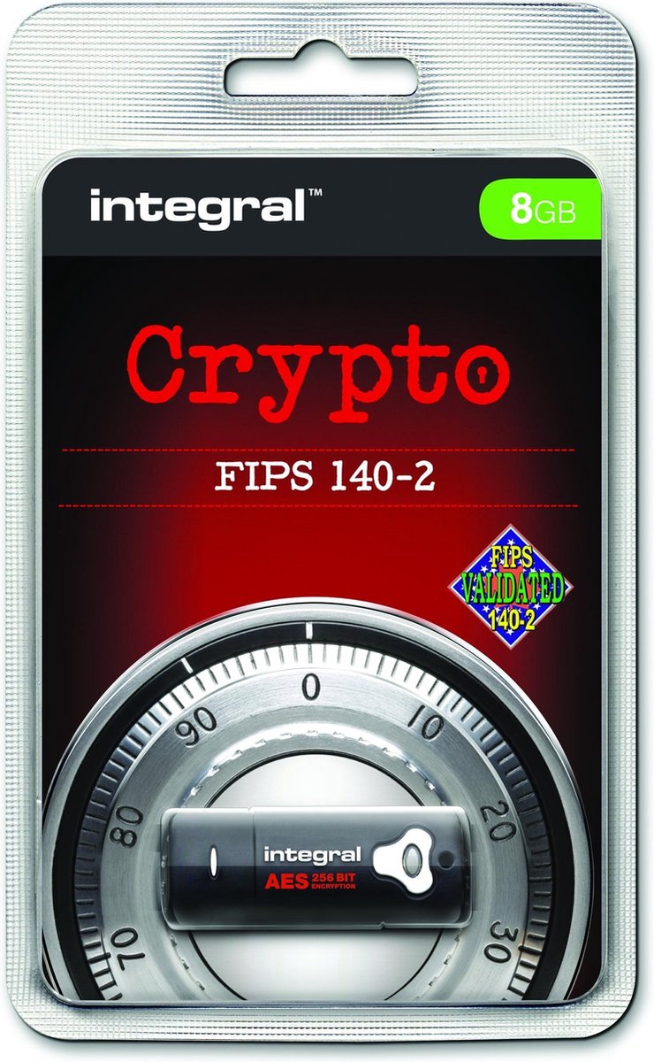 USB-Stick 16GB Integral Crypto Total Lock Dual 140-2 cert | bol