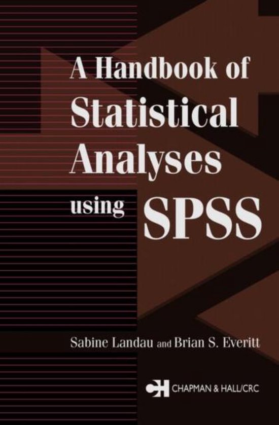 A Handbook of Statistical Analyses Using SPSS - cover
