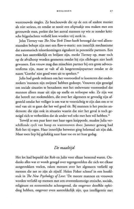 Pagina met tekst, met een paginanummer.