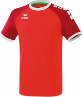 Erima Zenari 3.0 SS Shirt Heren  Sportshirt - Maat XL  - Mannen - rood/wit