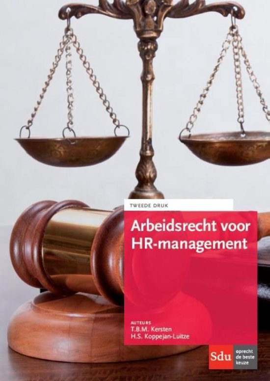 Arbeidsrecht voor HR-management - T.B.M. Kersten | Tiliboo-afrobeat.com