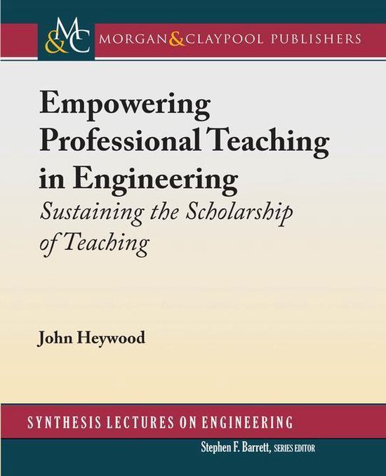 Synthesis Lectures on Engineering - Empowering Professional  ... - cover